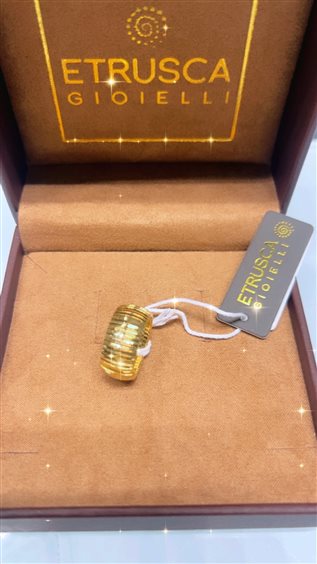 Anello Etrusca Donna in Acciaio WSET00983.YG-18 - WSET00983.YG-18